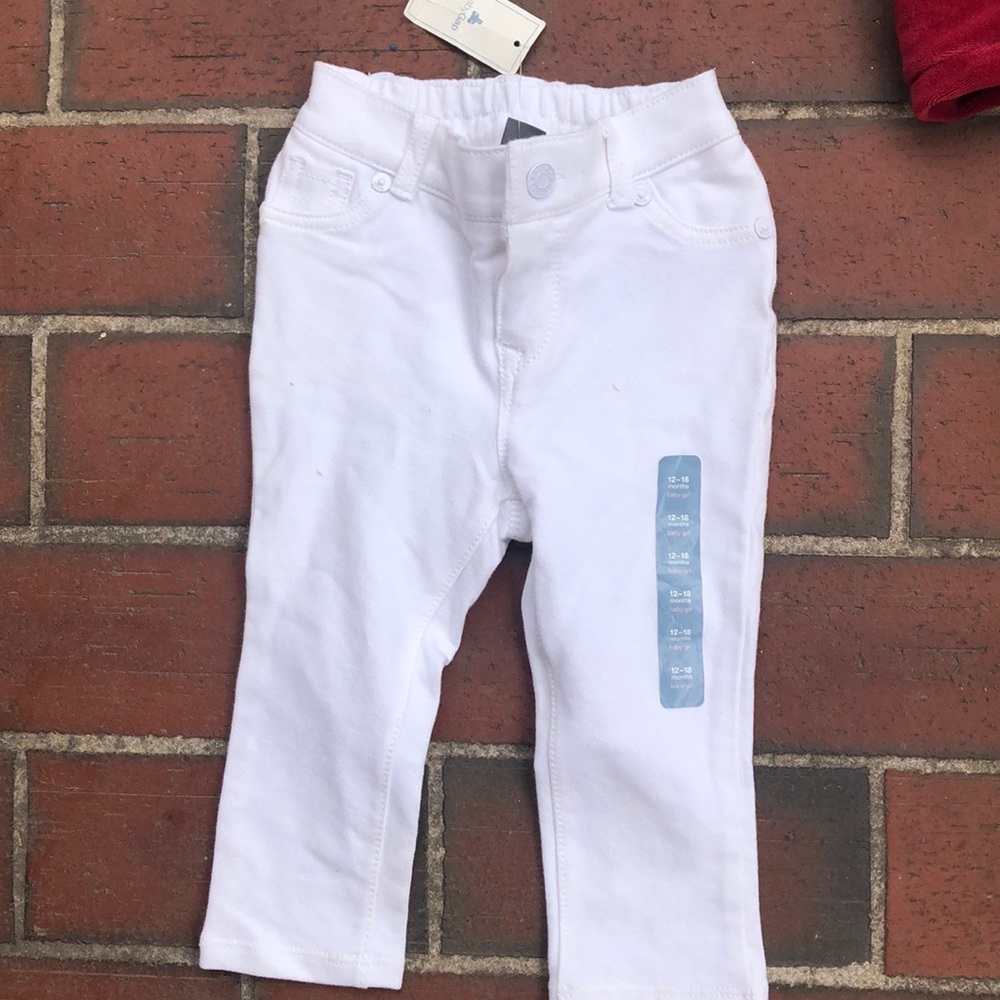 NWT baby Gap white Jeans